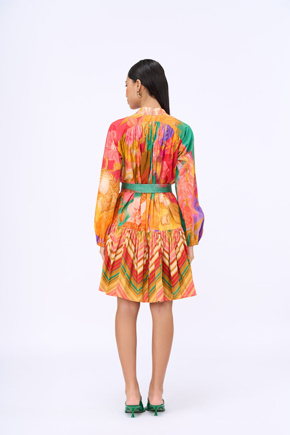 Bed Of Roses Midi Dress-Dresses-Siddhartha Bansal