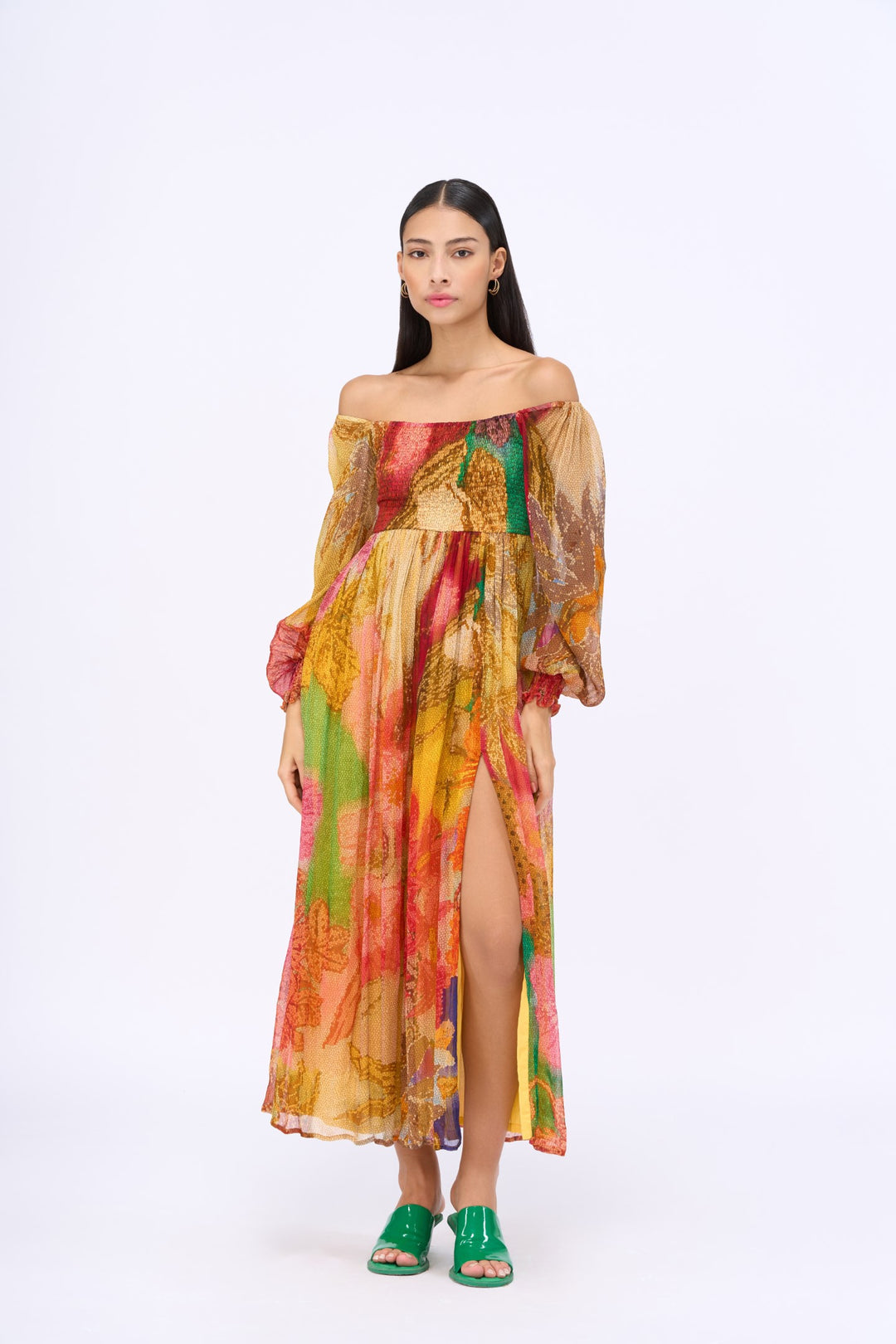 Red Velvet Dress-Dresses-Siddhartha Bansal