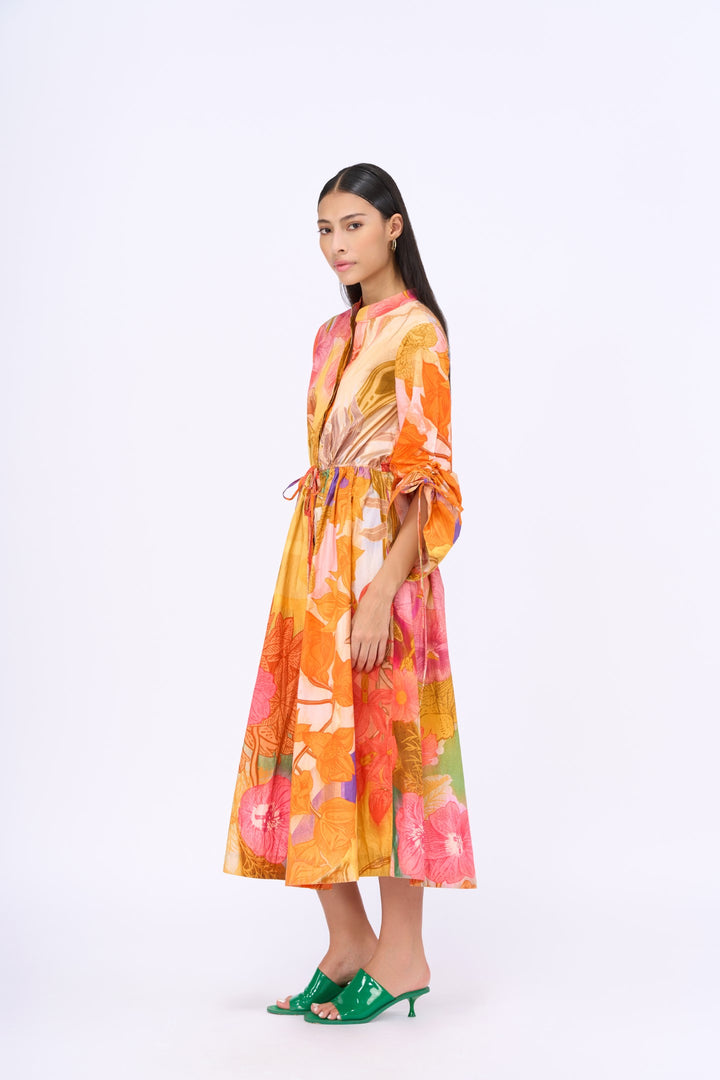 Day Bloom Shirt Dress-Dresses-Siddhartha Bansal