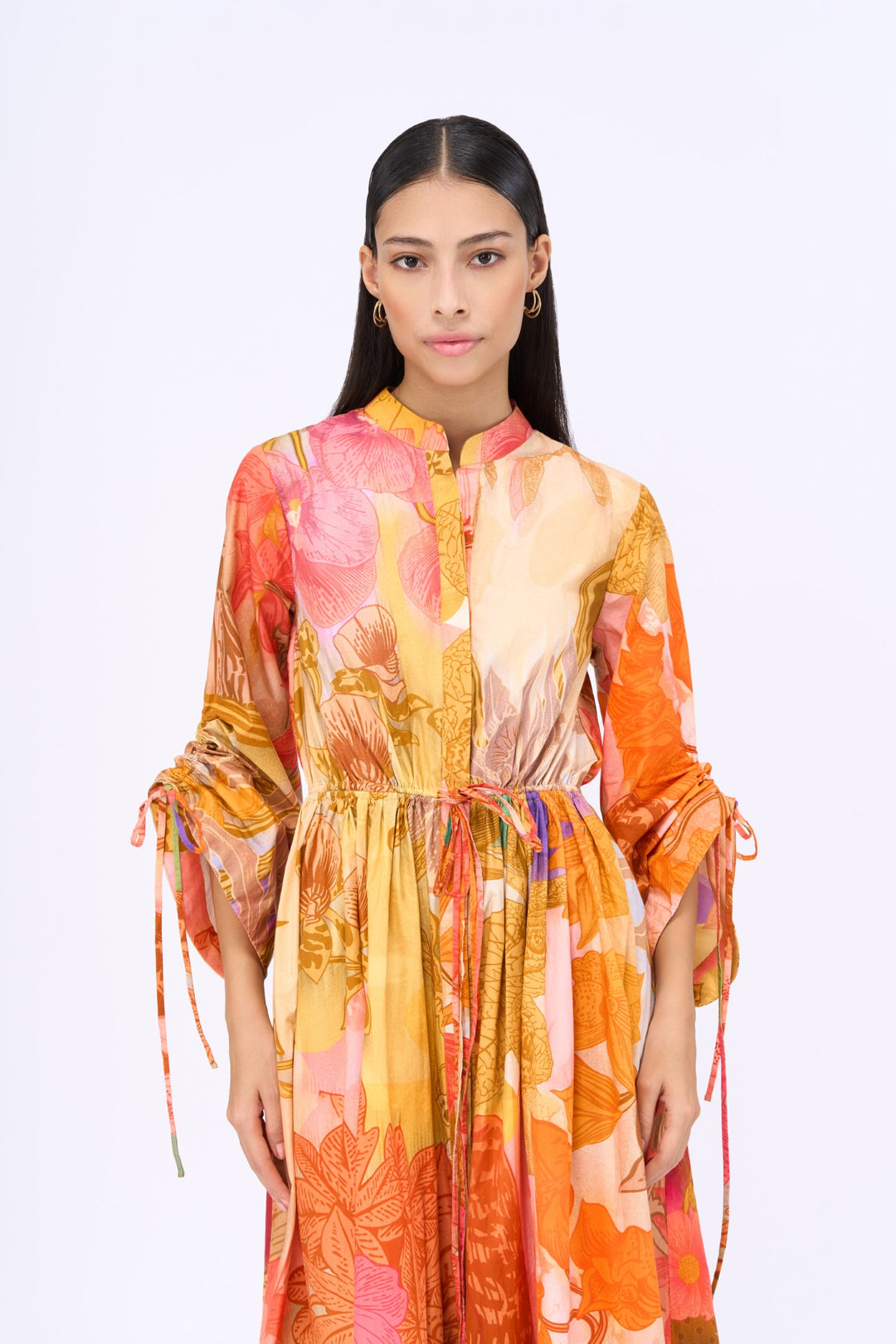 Day Bloom Shirt Dress-Dresses-Siddhartha Bansal