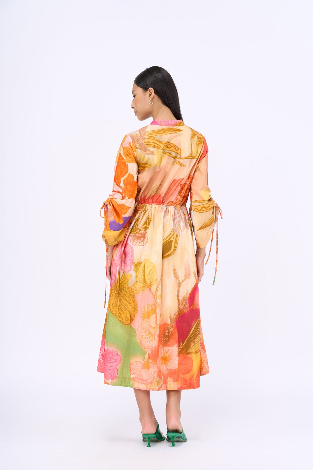 Day Bloom Shirt Dress-Dresses-Siddhartha Bansal