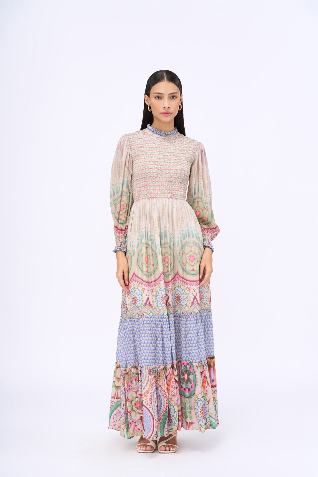 Free Fallin' Tier Dress-Dresses-Siddhartha Bansal