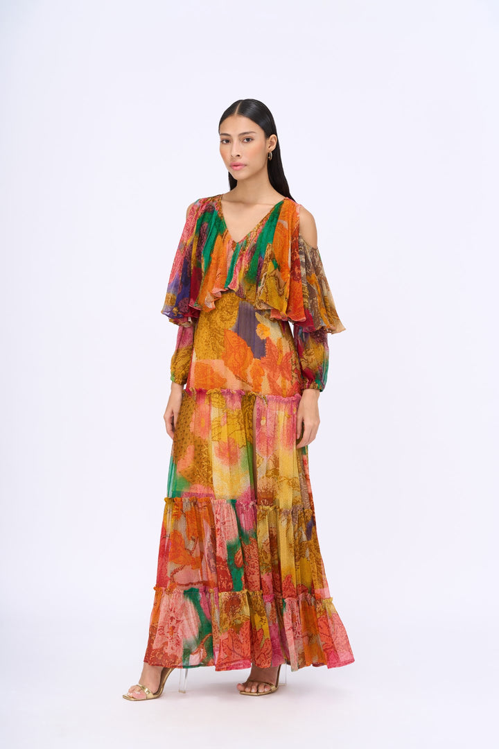 Carnival Maxi Dress-Dresses-Siddhartha Bansal