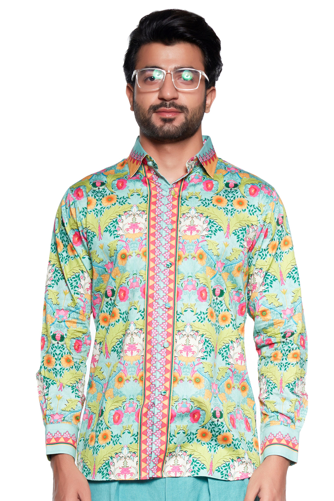 Green Bagh Mens Shirt-Mens Wear-Siddhartha Bansal