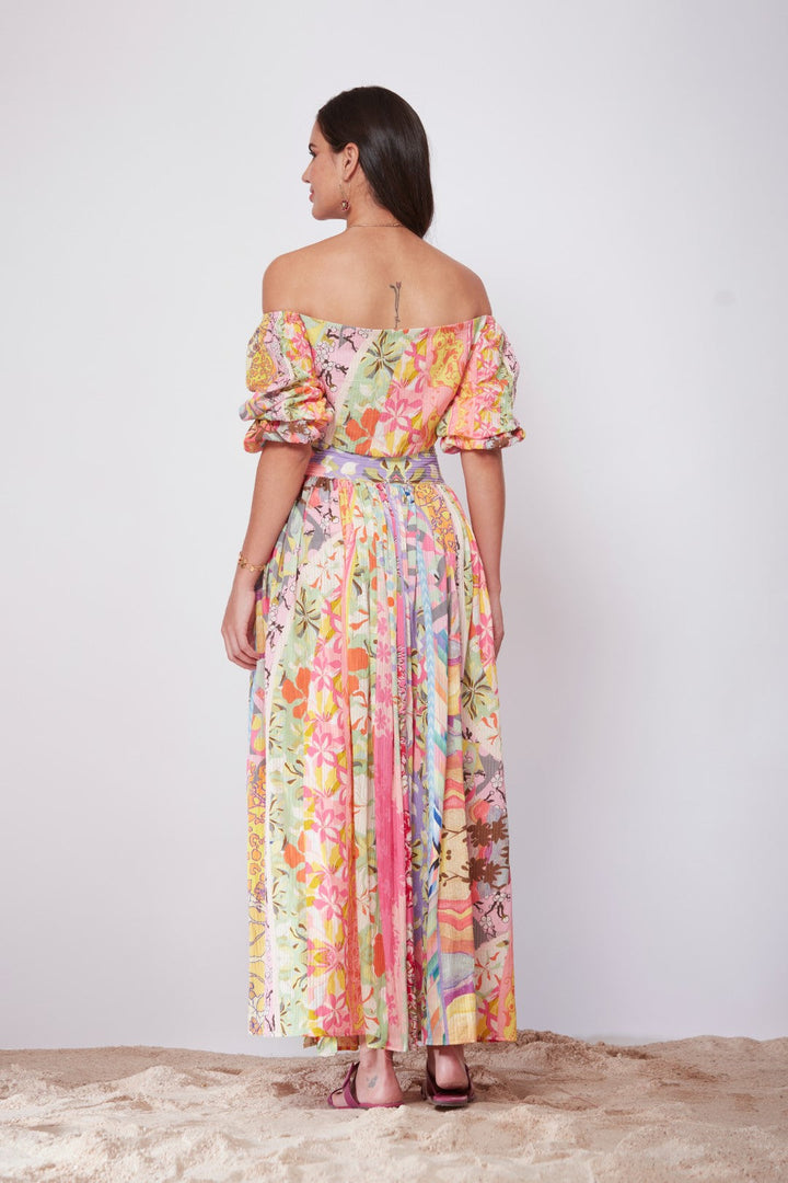 Big Floral Gathered Skirt-Siddhartha Bansal