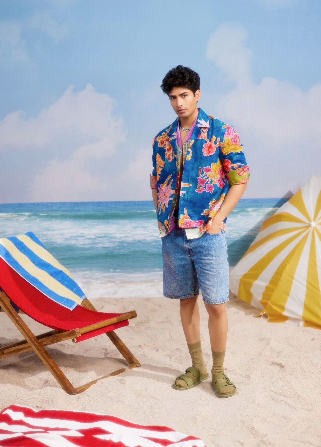 Seasons Blue Jacket-JACKETS-Siddhartha Bansal