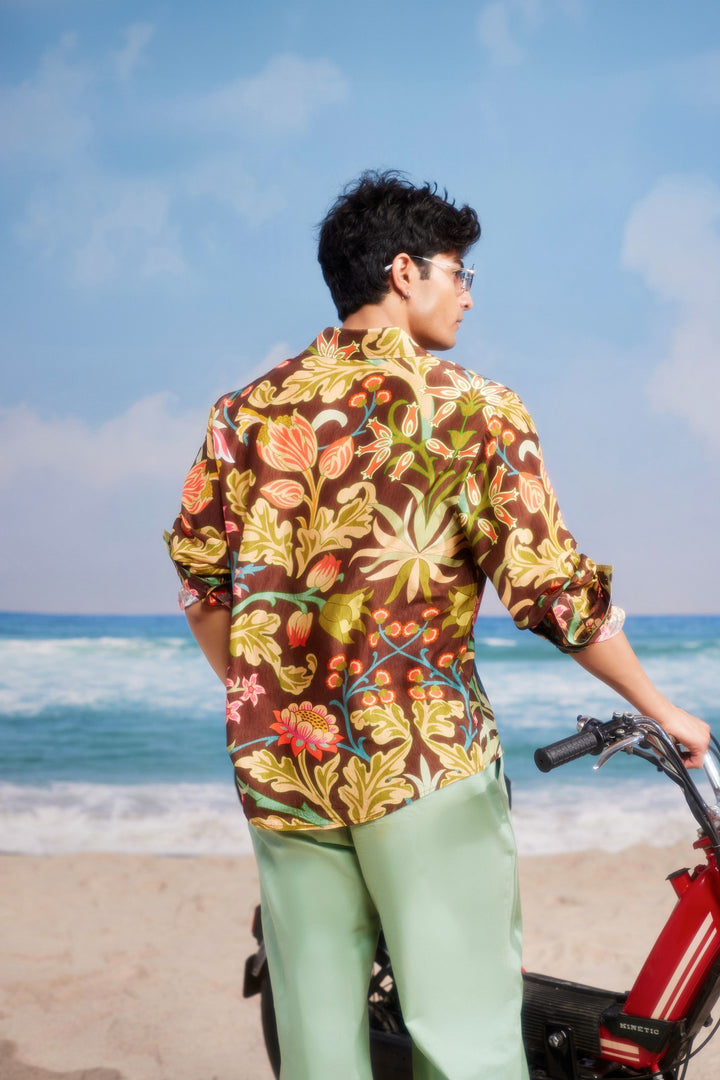 Bloom Silk Shirt-Shirts-Siddhartha Bansal