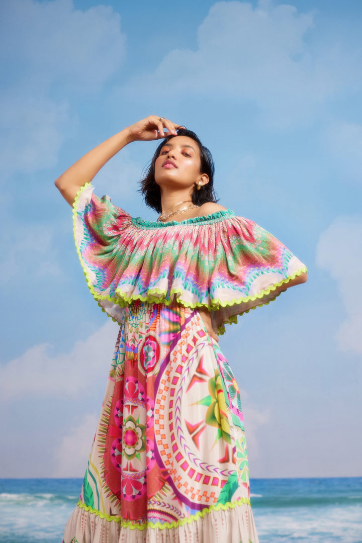 White Lotus Dress-Dresses-Siddhartha Bansal
