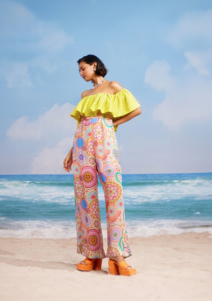 Sunflower Jumpsuit-Jumpsuit-Siddhartha Bansal