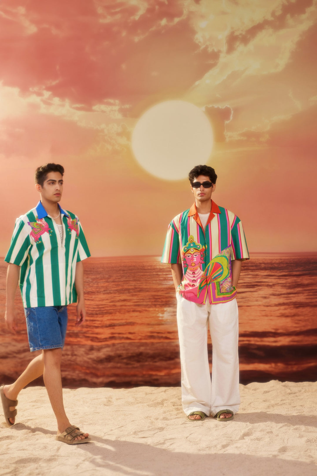 Cow At The Beach Shirt-Shirts-Siddhartha Bansal