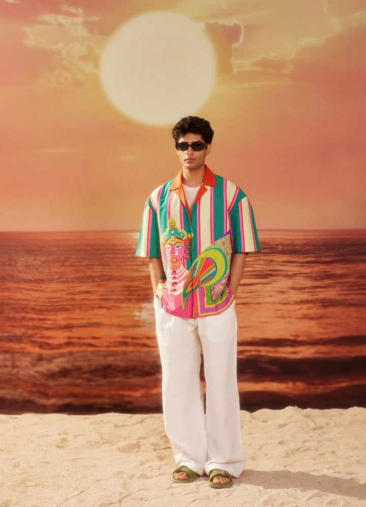 Cow At The Beach Shirt-Shirts-Siddhartha Bansal
