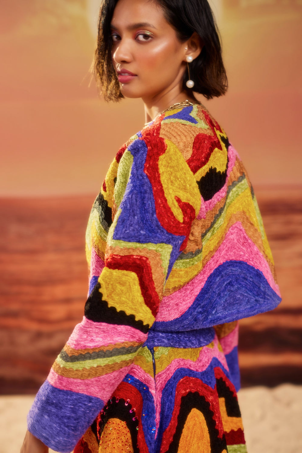 Rainbow Rush Co-ord Set-co-ord set-Siddhartha Bansal