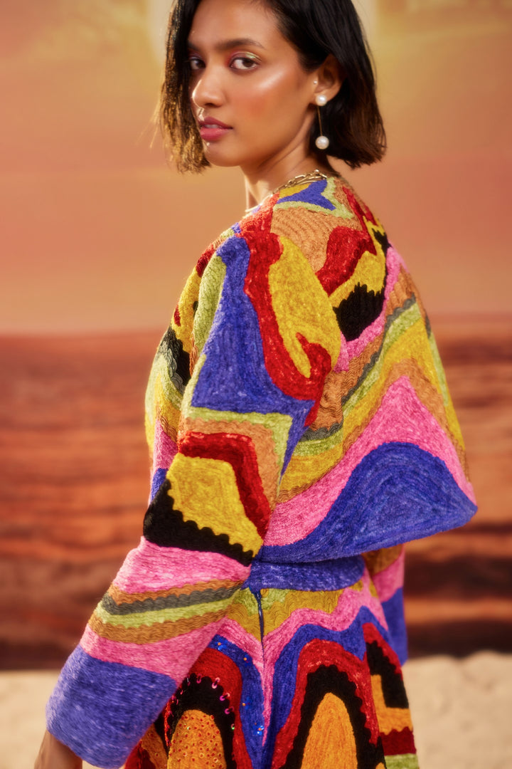 Rainbow Rush Co-ord Set-co-ord set-Siddhartha Bansal