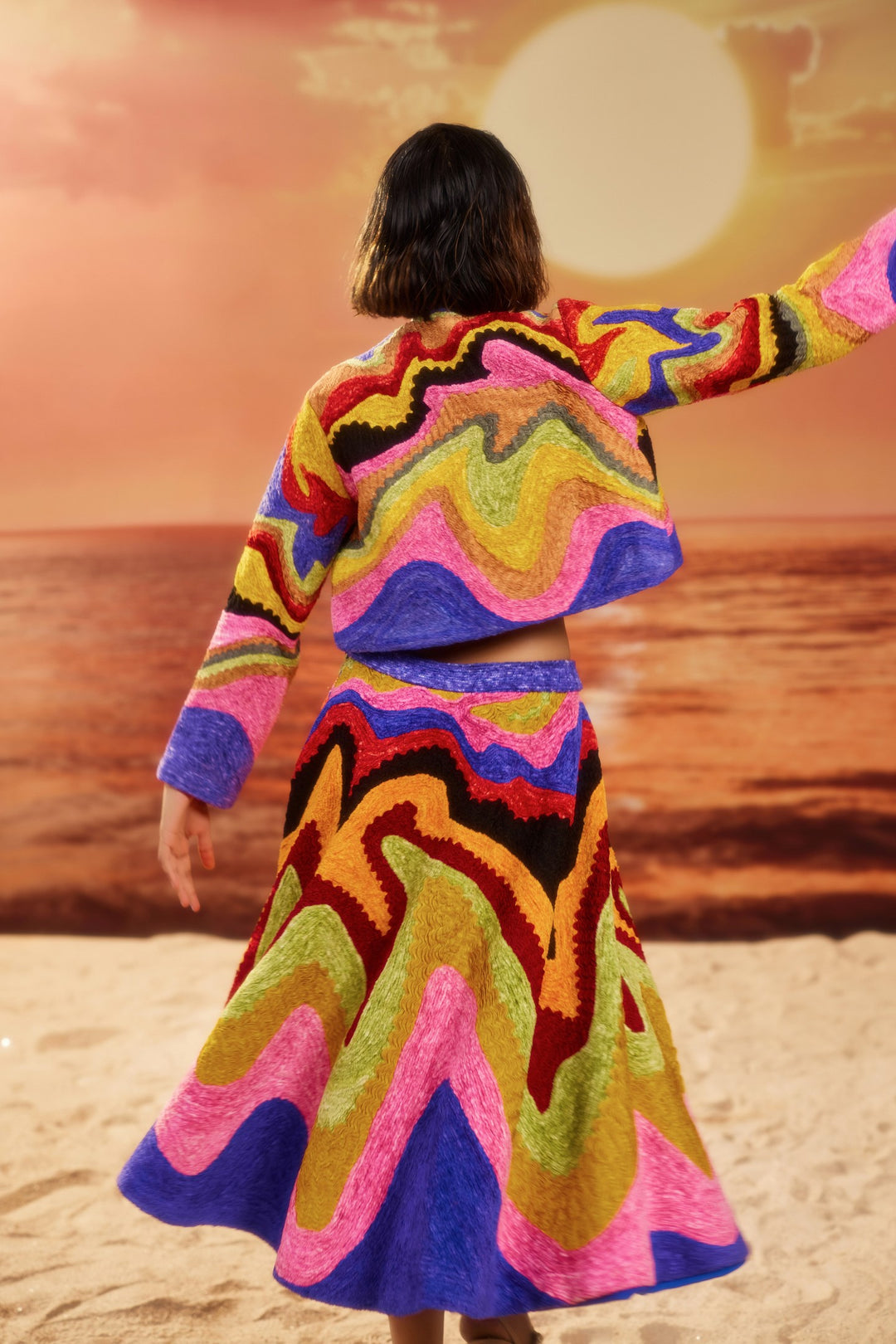 Rainbow Rush Co-ord Set-co-ord set-Siddhartha Bansal