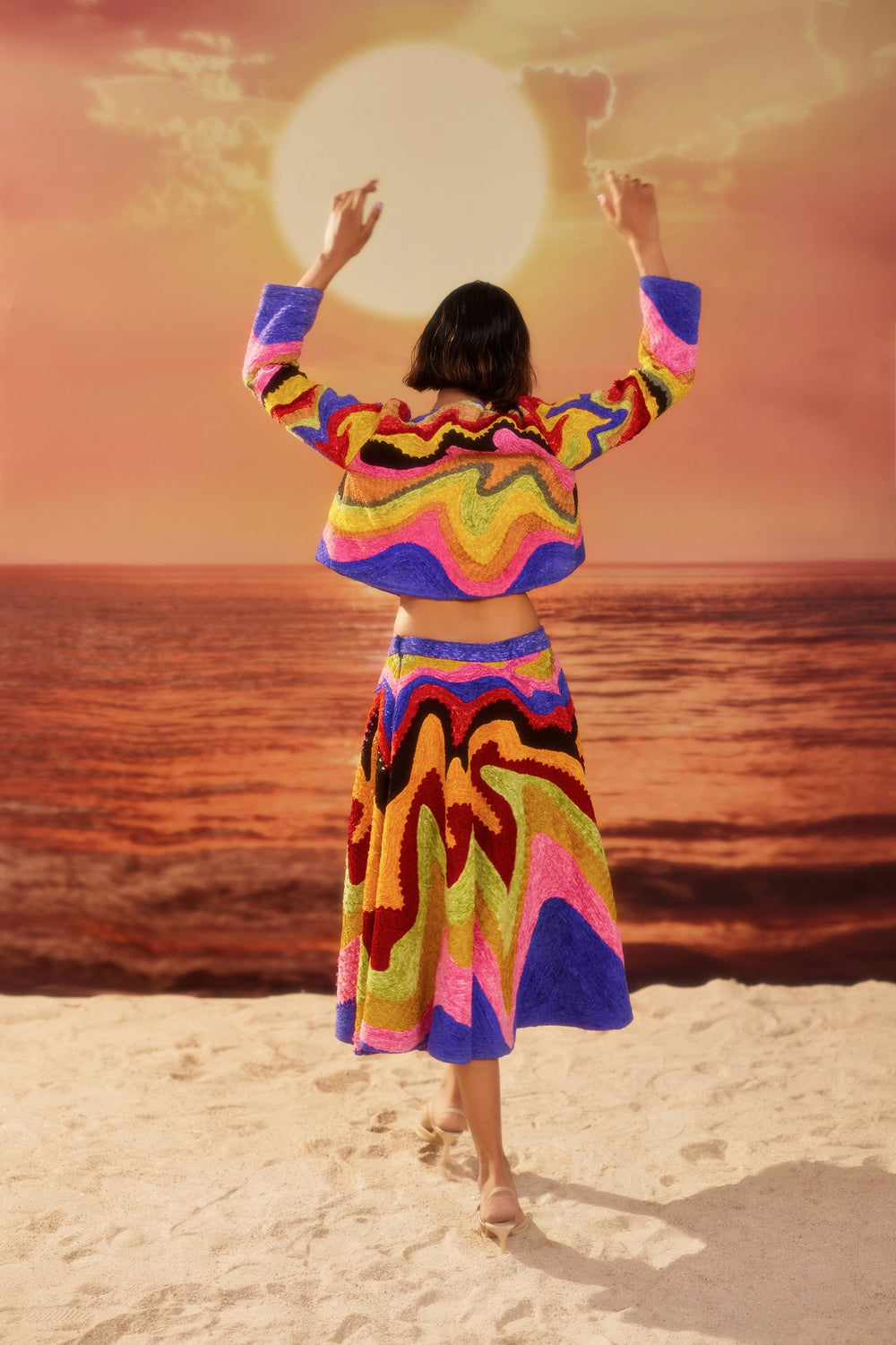 Rainbow Rush Co-ord Set-co-ord set-Siddhartha Bansal