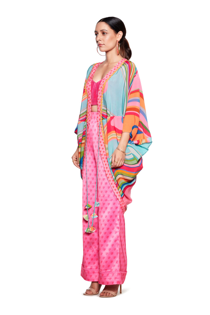 Pink Heart Pant-Pants-Siddhartha Bansal