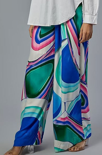 Blue Murano Glass Art Co-Ord set-Siddhartha Bansal