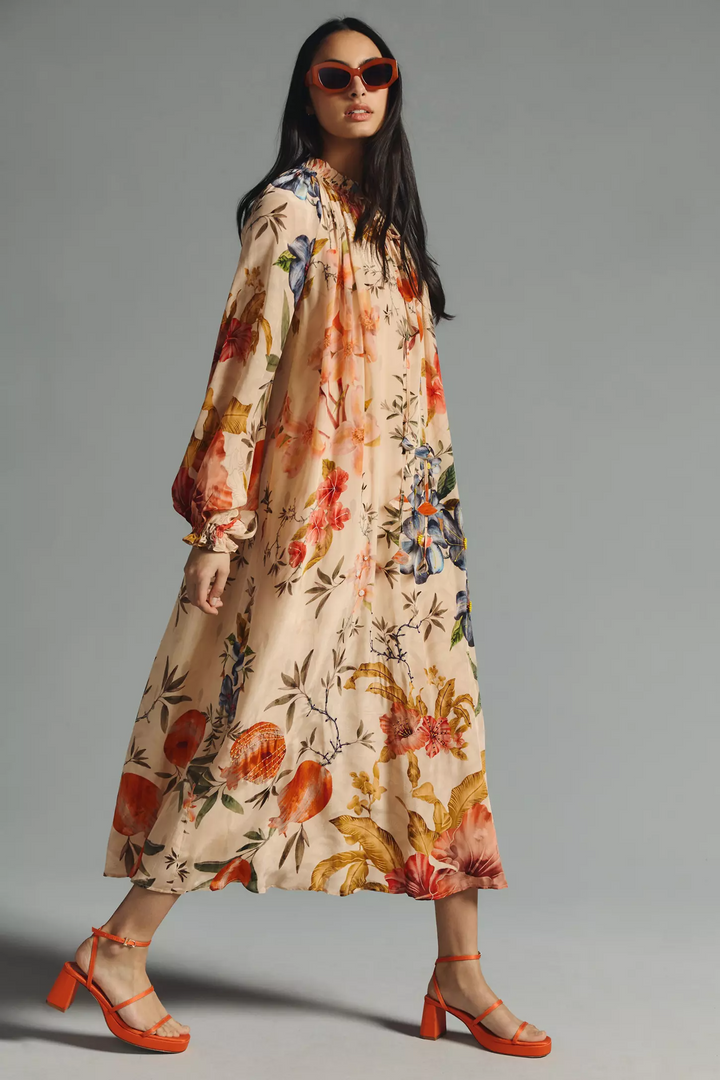 Floral Embroidered Dress-Siddhartha Bansal