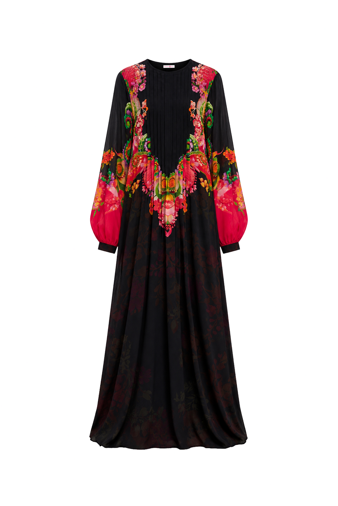 STARDUST PINTUCK KAFTAN DRESS-Kaftan, Dress-Siddhartha Bansal