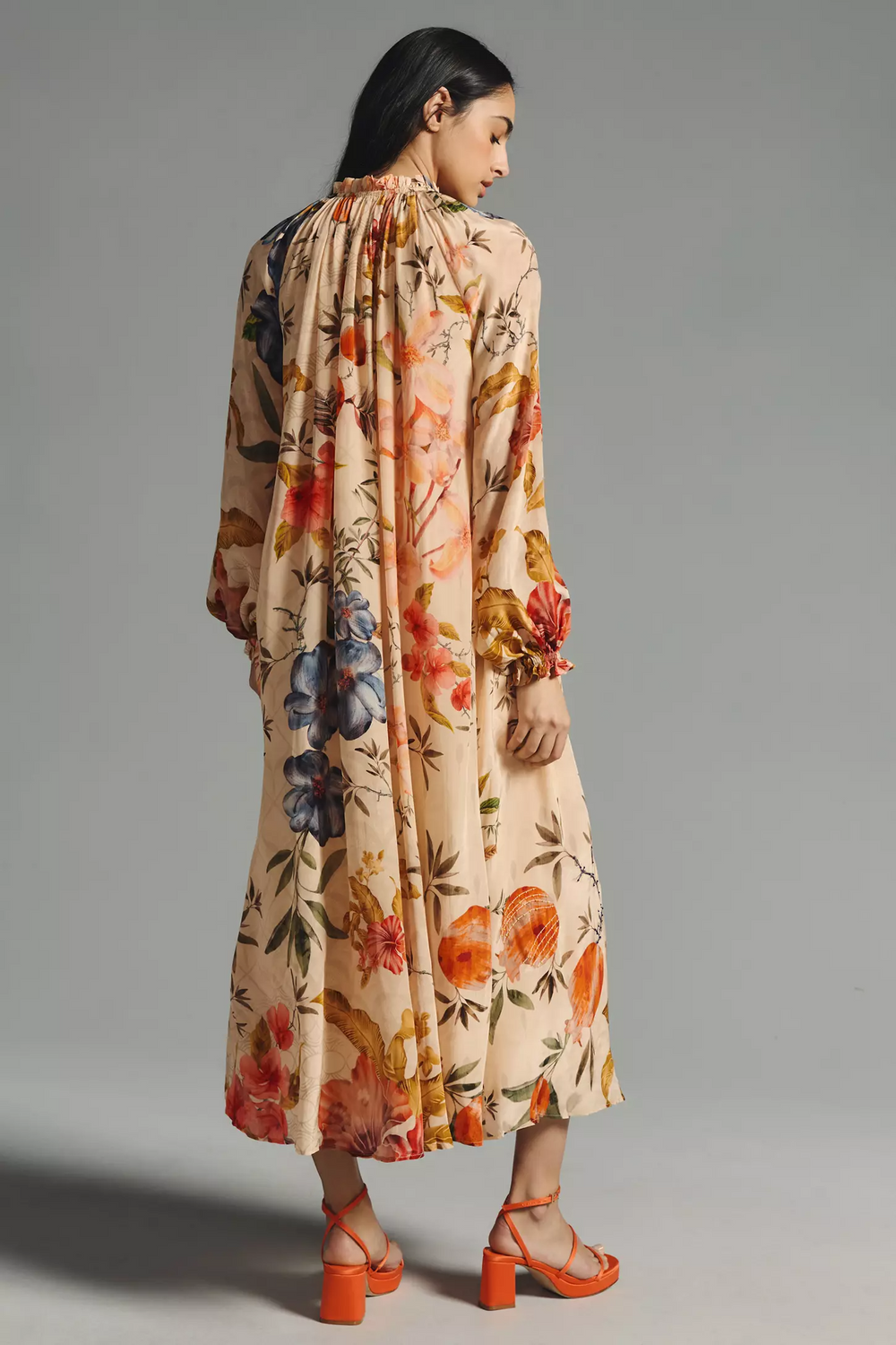 Sobia Ameen In Floral Embroidered Dress-Siddhartha Bansal