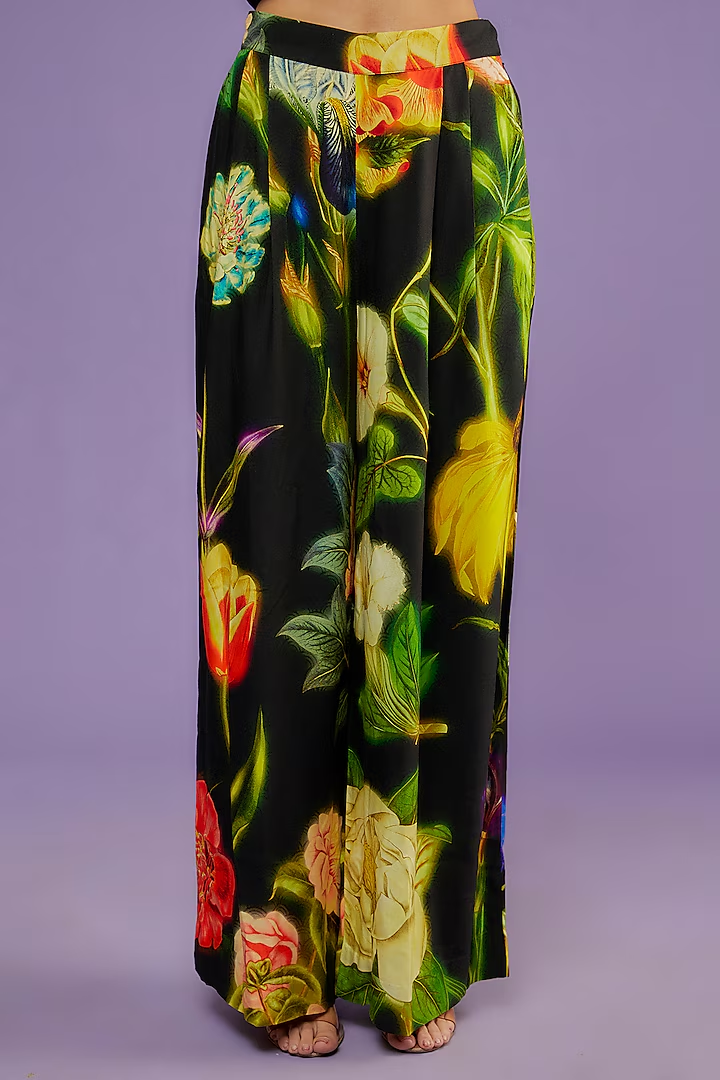 Night Bloom Pants-Siddhartha Bansal