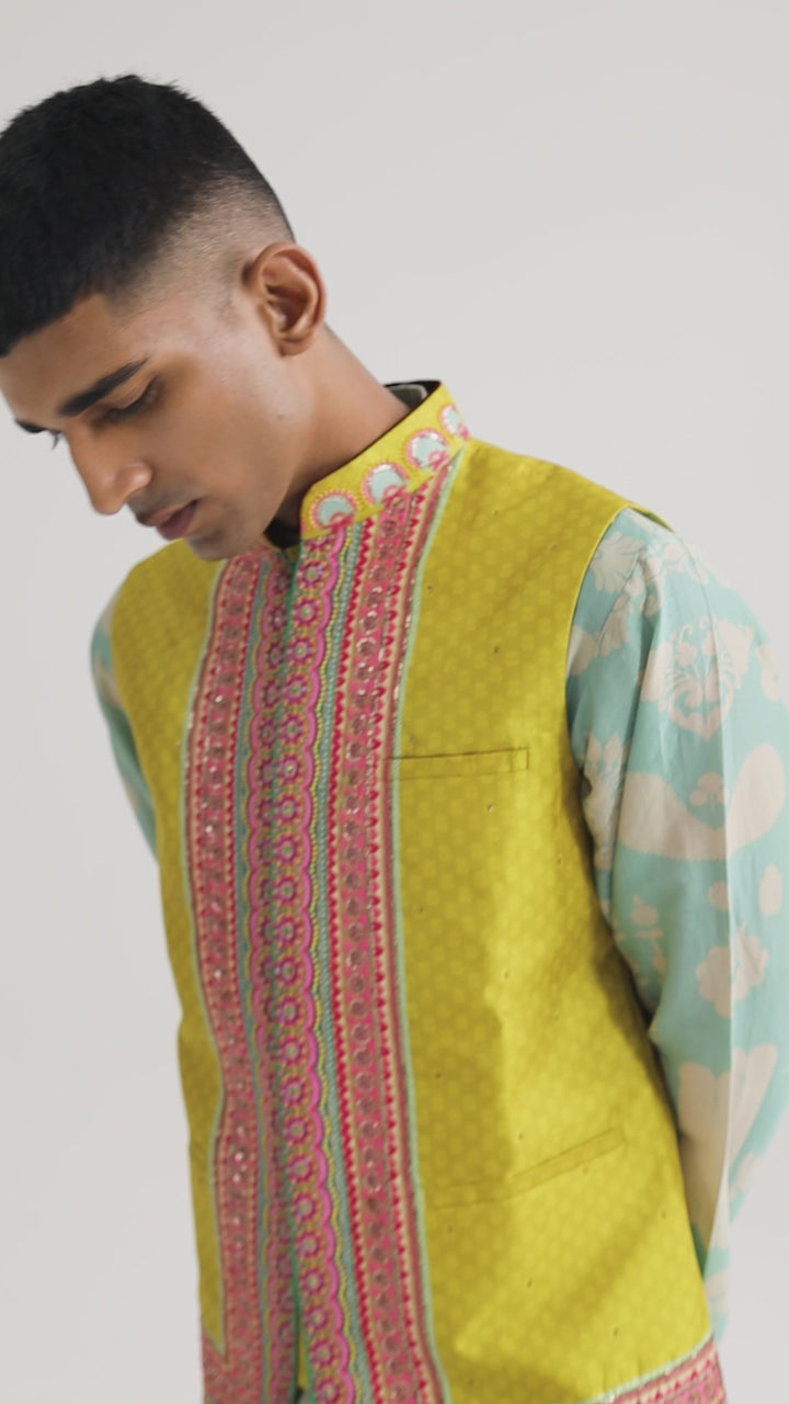 Sea Surf Printed Kurta Set