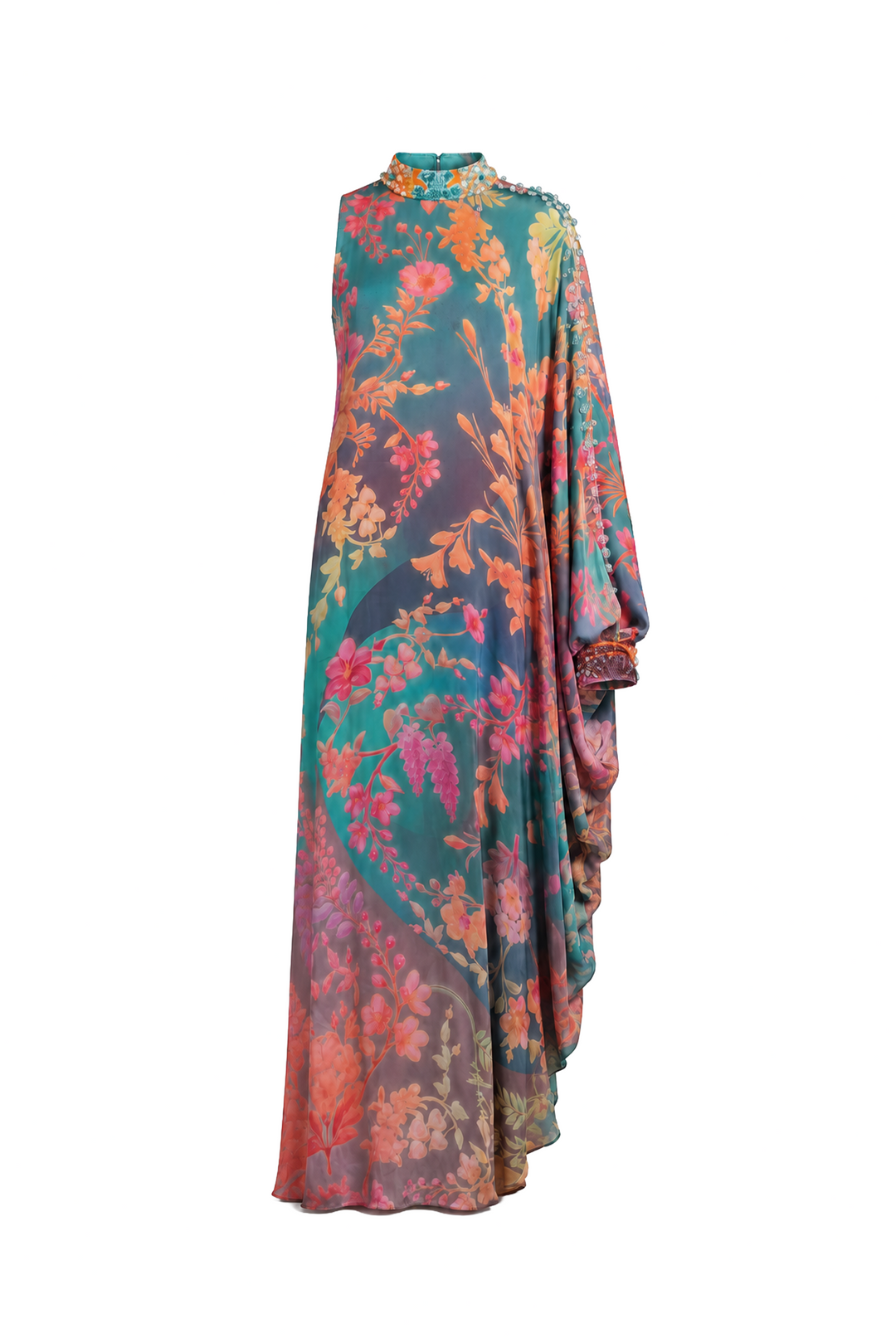 MIDNIGHT DANCE KAFTAN DRESS-Kaftan, Dress-Siddhartha Bansal