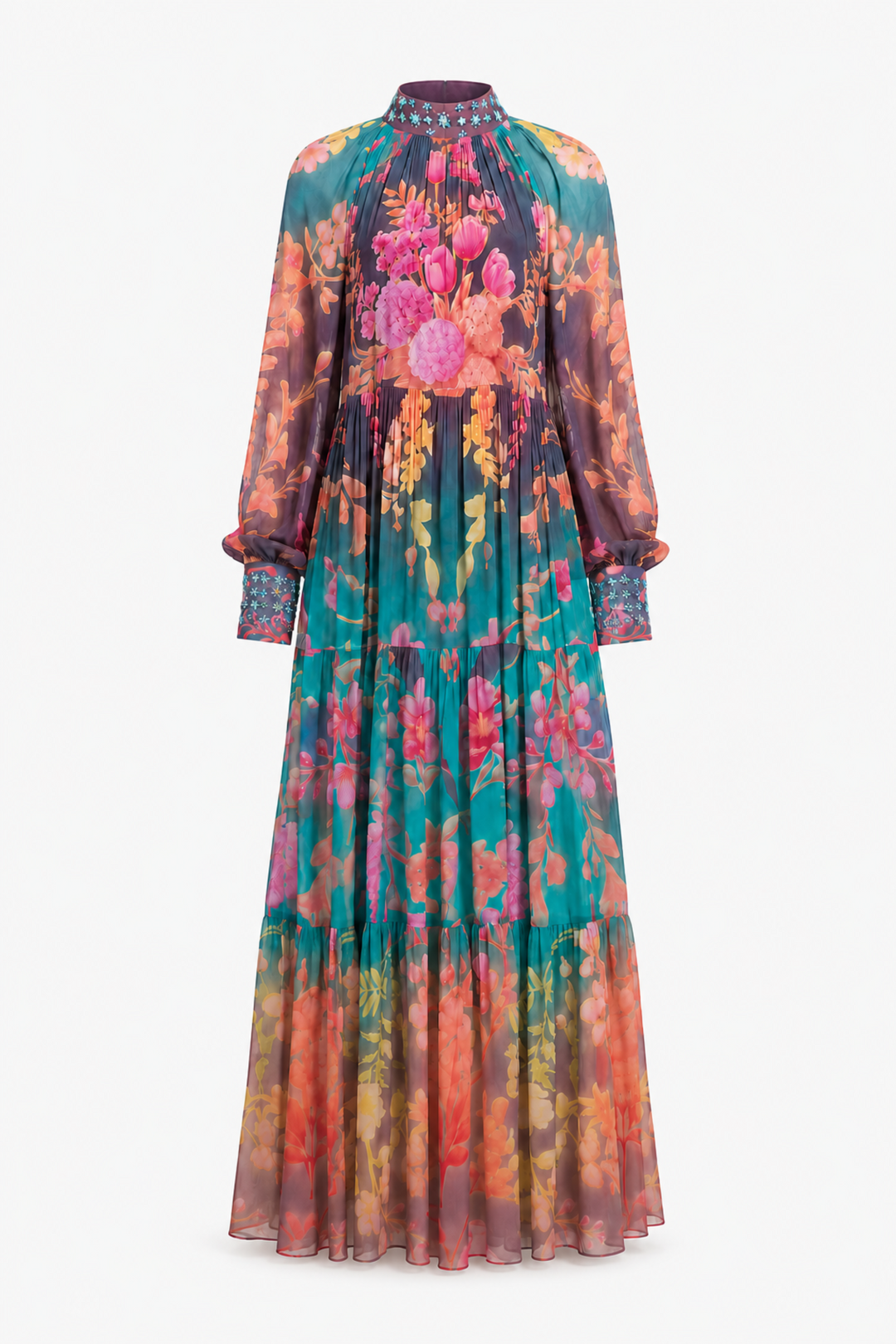 MOONLIGHT TIER DRESS-Dress-Siddhartha Bansal