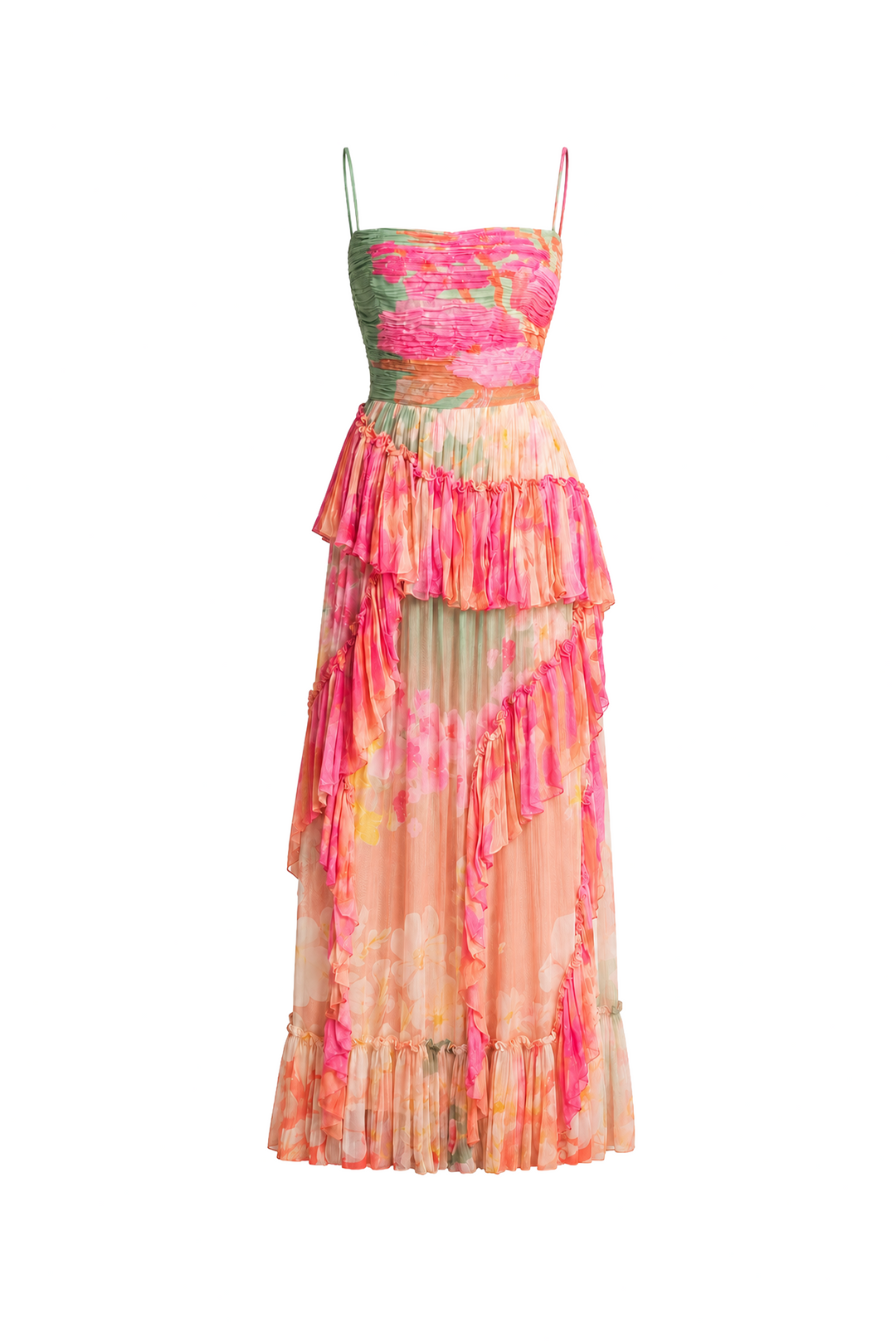 OASIS RUFFLE DRESS-Dress-Siddhartha Bansal