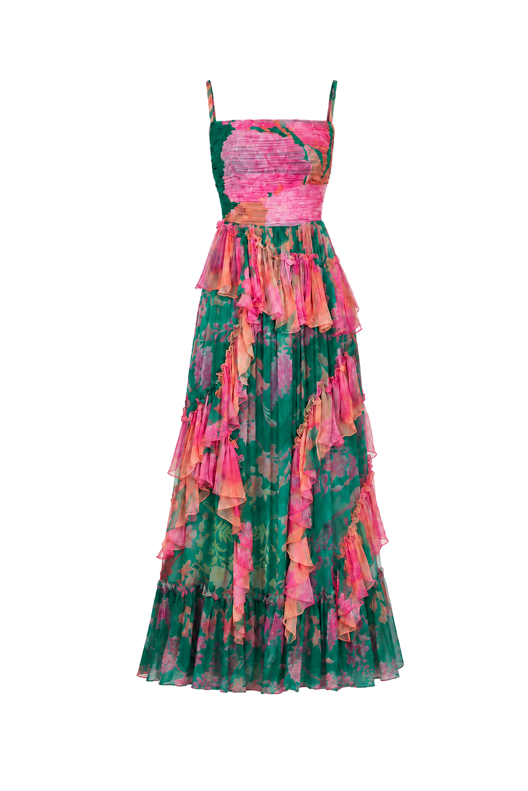 RAIN RUFFLE DRESS-Dress-Siddhartha Bansal