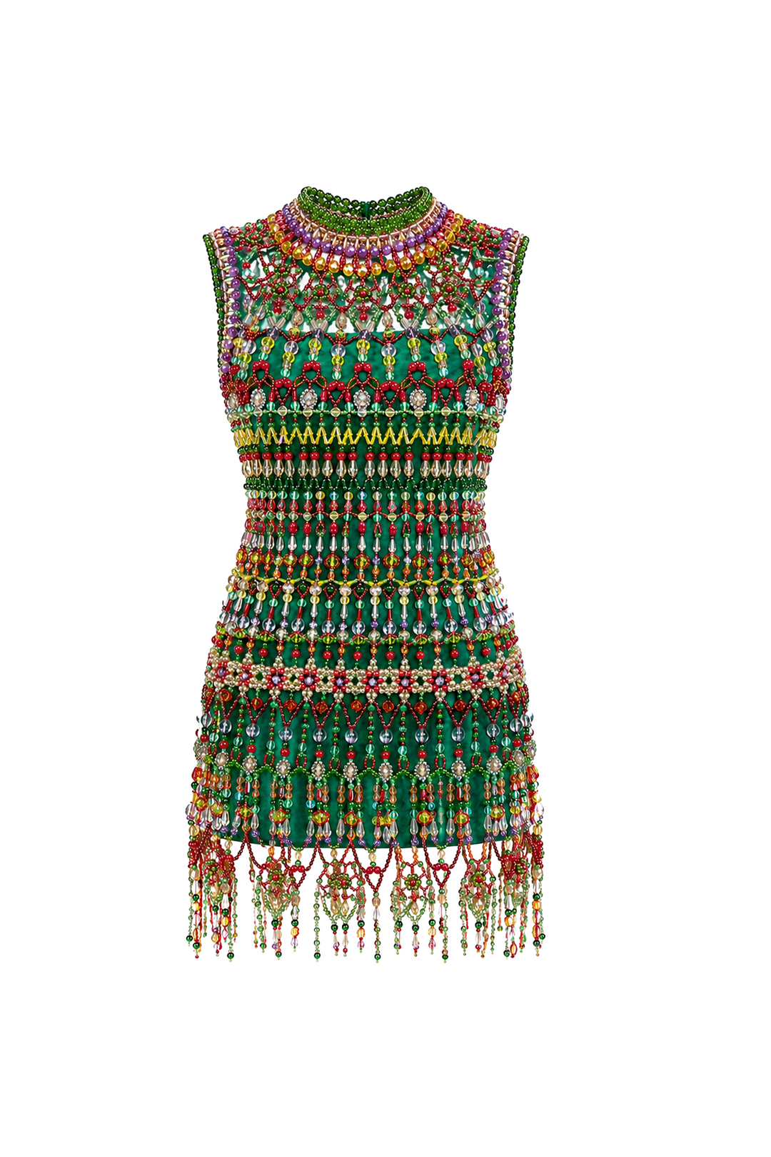 Thunderstruck Bead Dress-Dress-Siddhartha Bansal