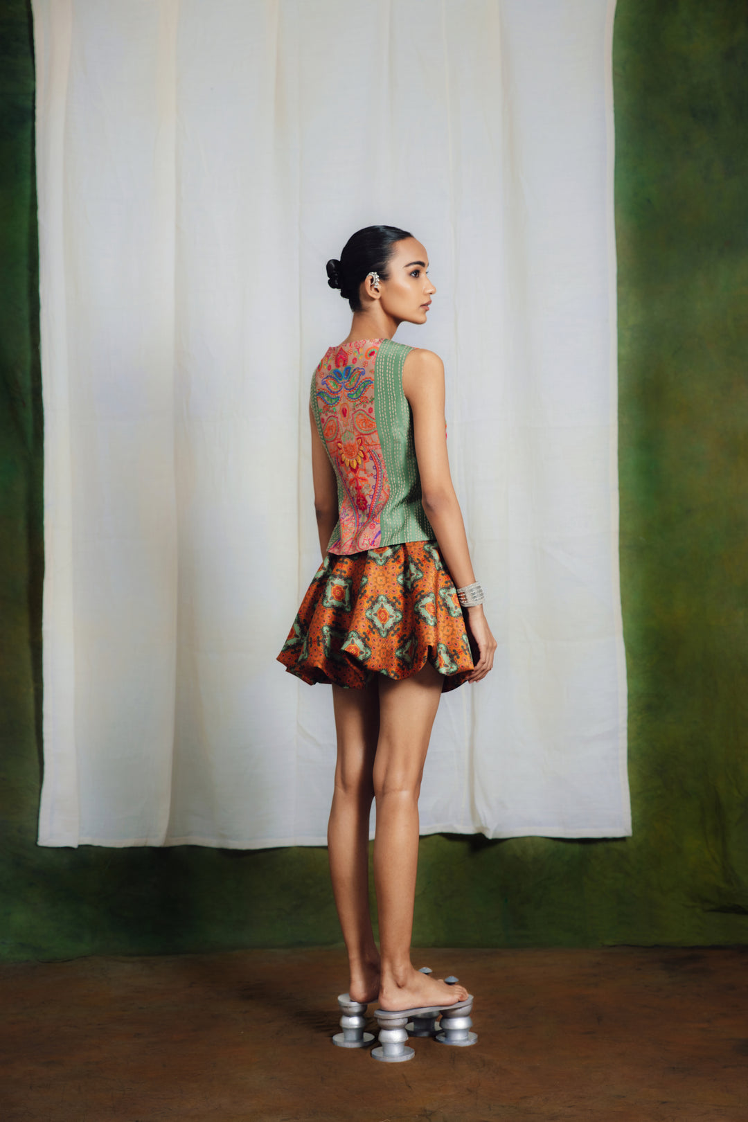 Koti Blouse with Babble Skirt Co-Ord Set-Co-ord Set-Siddhartha Bansal