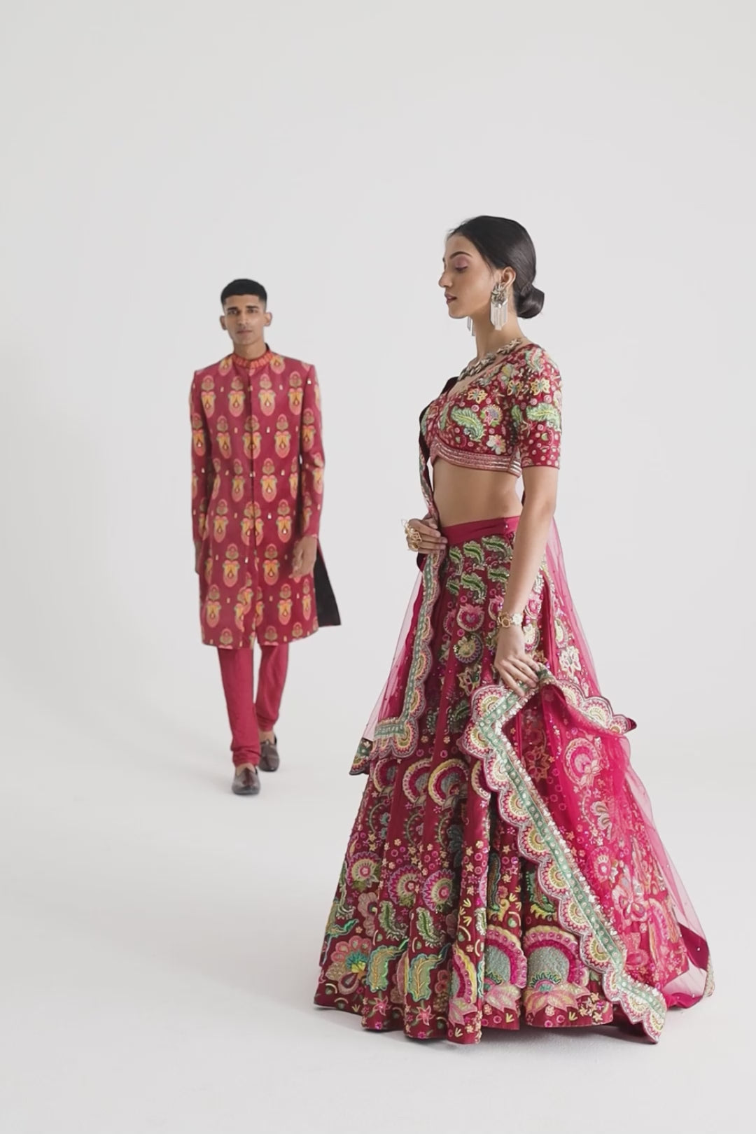 Sb Signature Royal Maroon Sherwani Set