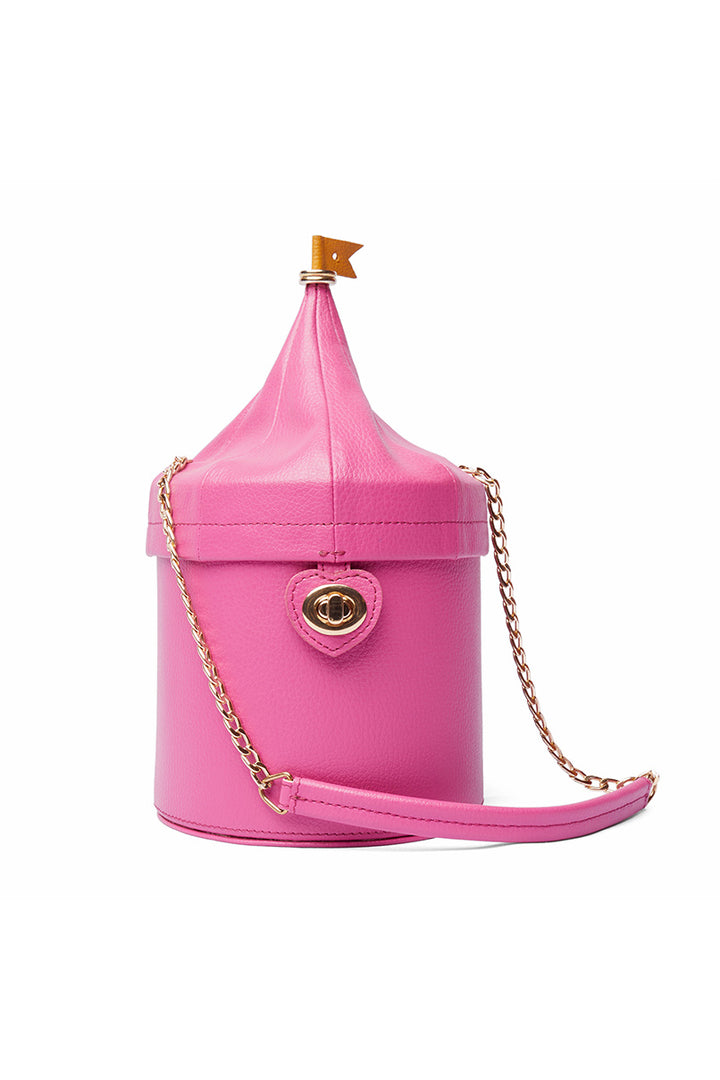 Solid Pink Circus Tent Hand Bag-Bags-Siddhartha Bansal