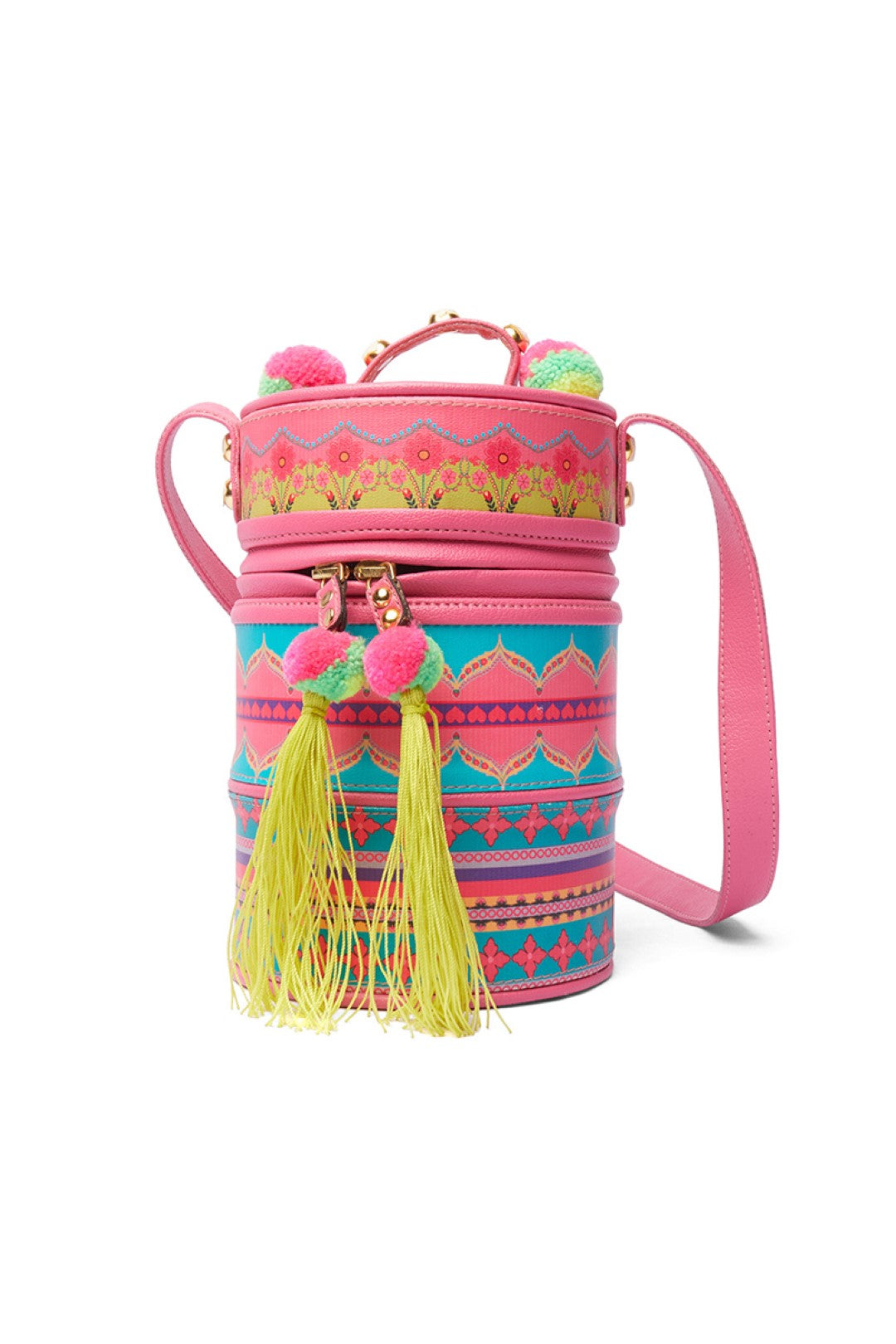 Pink Paisley Tiffin Bag-Bags-Siddhartha Bansal