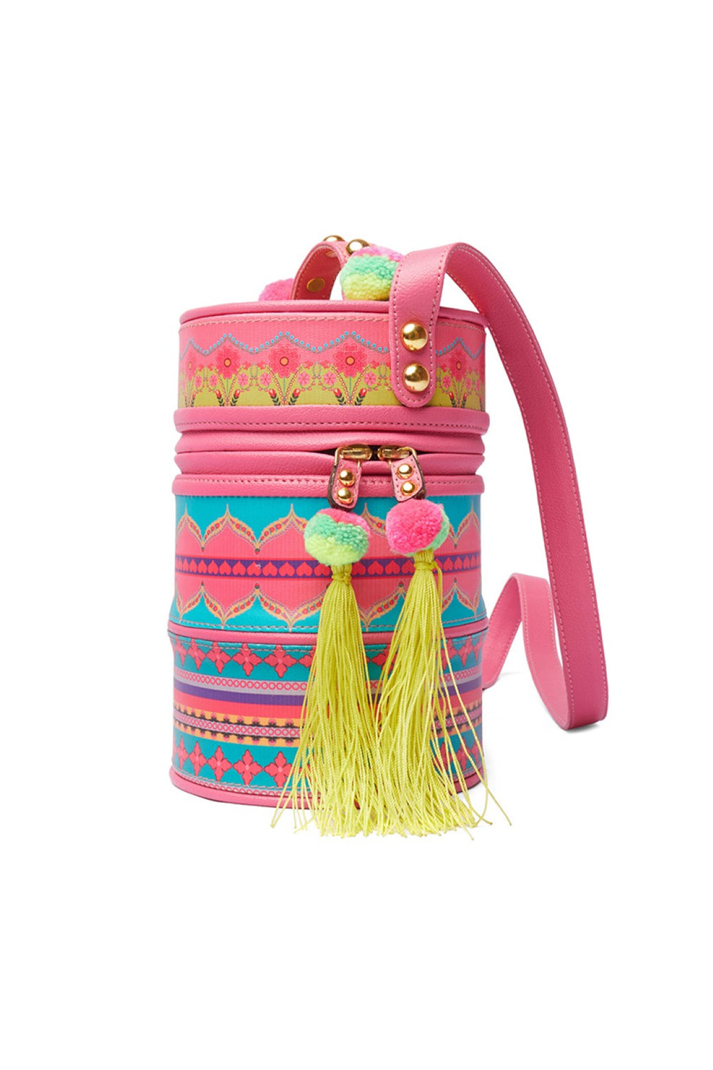 Pink Paisley Tiffin Bag-Bags-Siddhartha Bansal