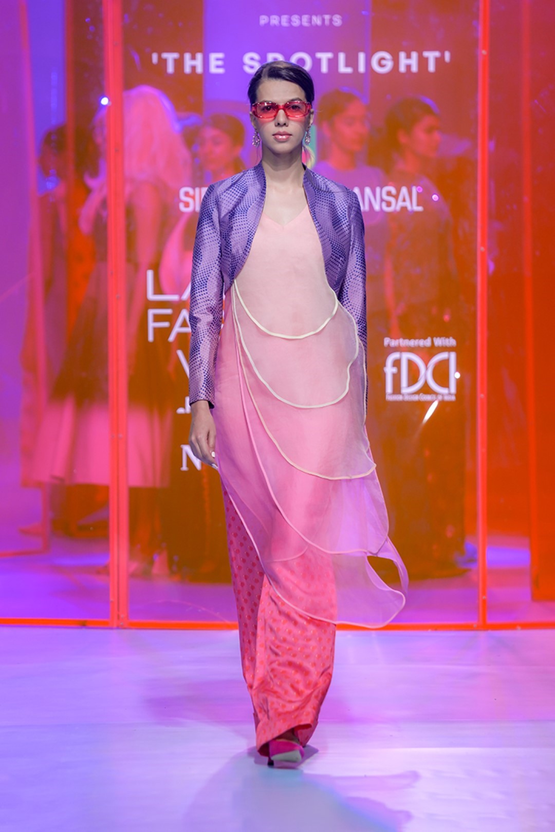 Layered Tunic Dress With Pants-Siddhartha Bansal