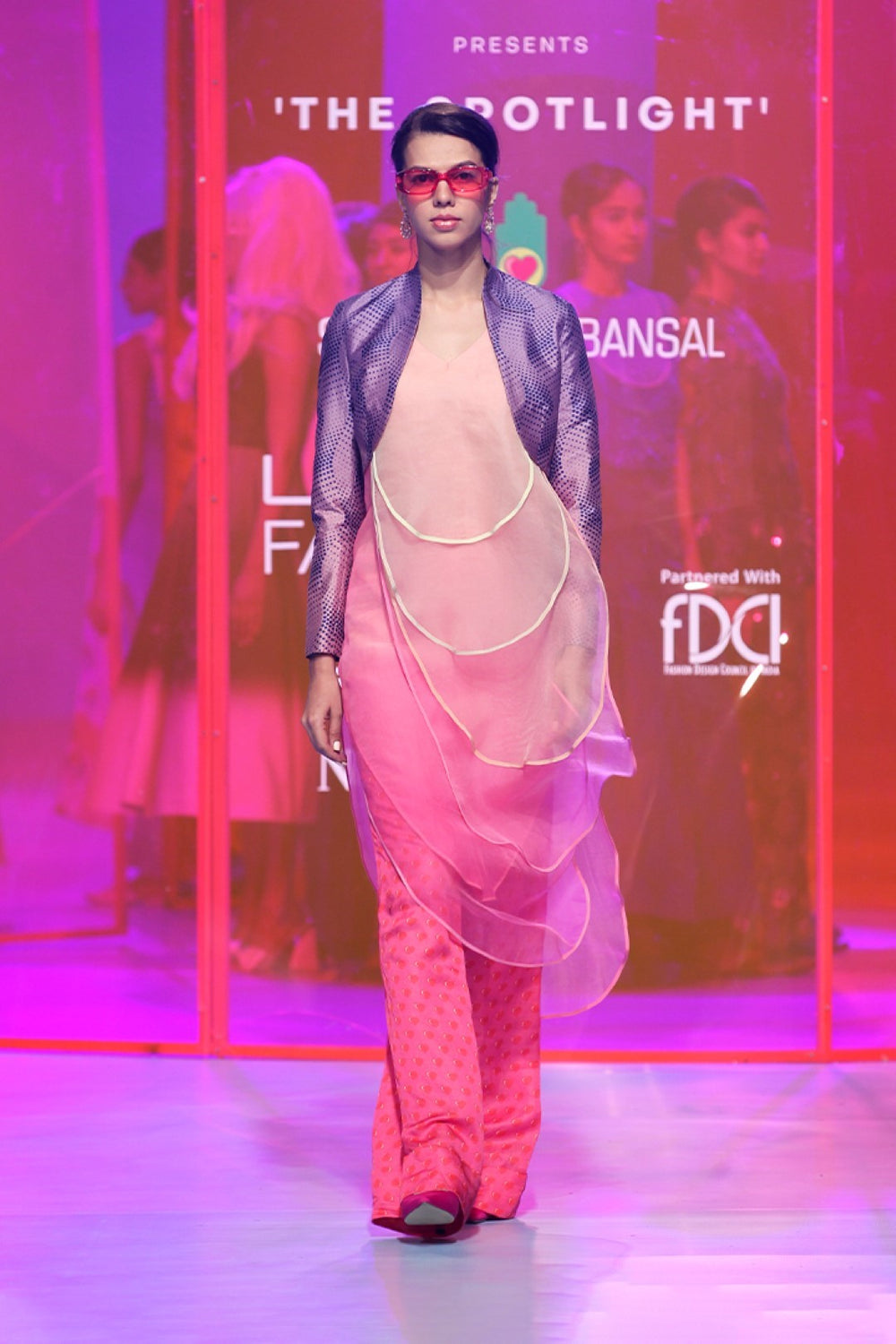 Layered Tunic Dress With Pants-Siddhartha Bansal