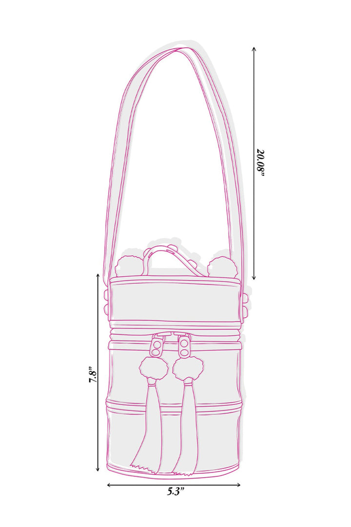 Pink Paisley Tiffin Bag-Bags-Siddhartha Bansal