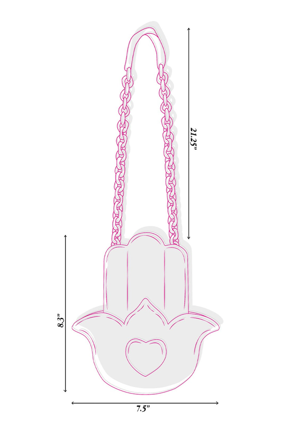 Solid Pink And Purple Humsa Hand Bag-Bags-Siddhartha Bansal