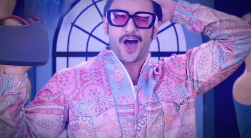 Ranveer Singh In Multi Colour Jacket-Mens Wear-Siddhartha Bansal