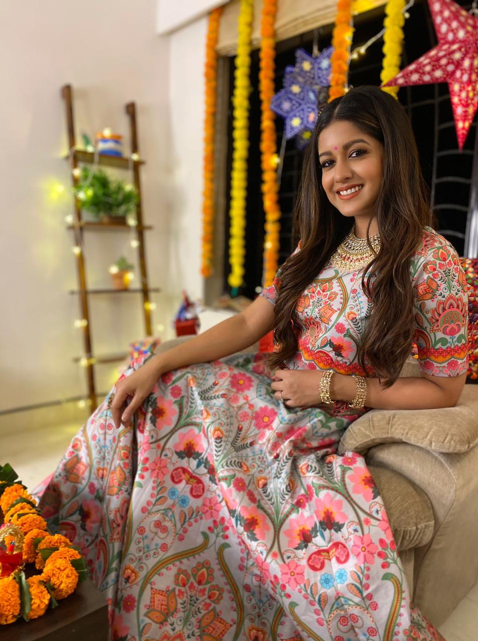 Grey Paiselyc Rop Top And Skirt-Lehenga-Siddhartha Bansal