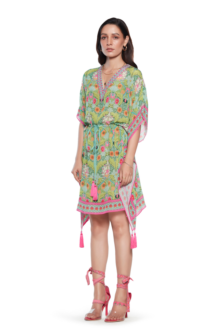 Green Bagh Kaftan-KAFTANS-Siddhartha Bansal
