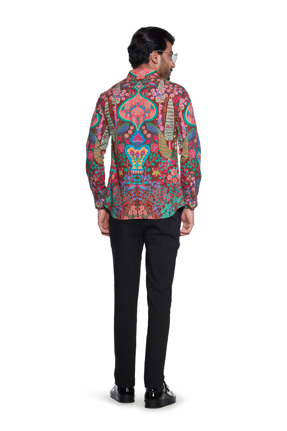 Brown Bagh Mens Shirt-Mens Wear-Siddhartha Bansal