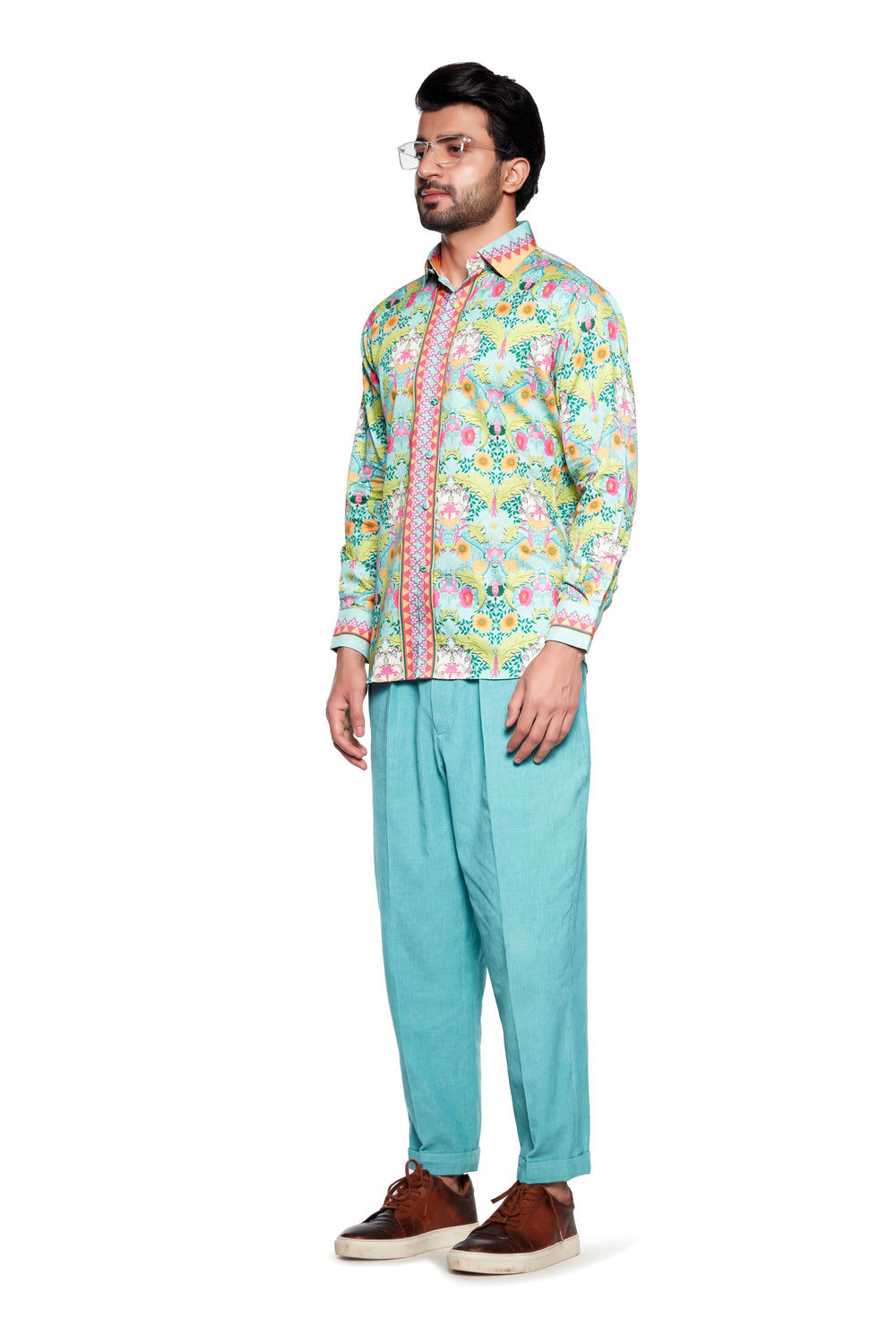 Green Bagh Mens Shirt-Mens Wear-Siddhartha Bansal