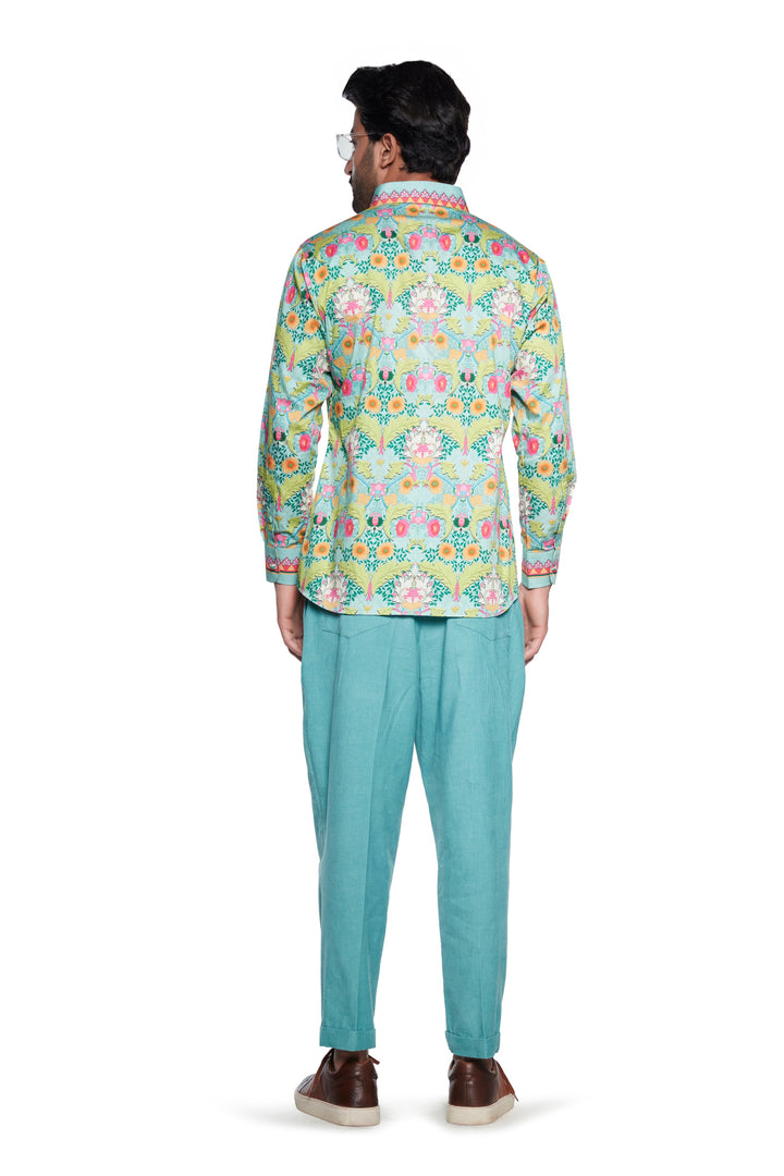 Green Bagh Mens Shirt-Mens Wear-Siddhartha Bansal