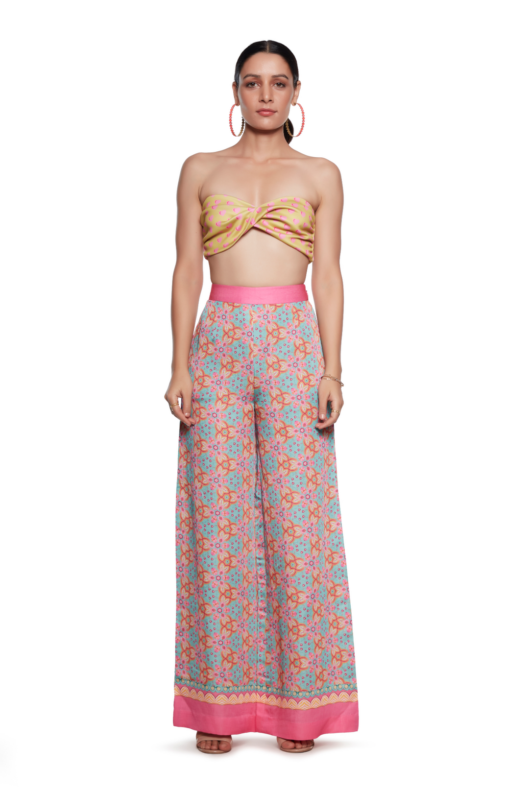 Pink And Blue Pant-Pants-Siddhartha Bansal
